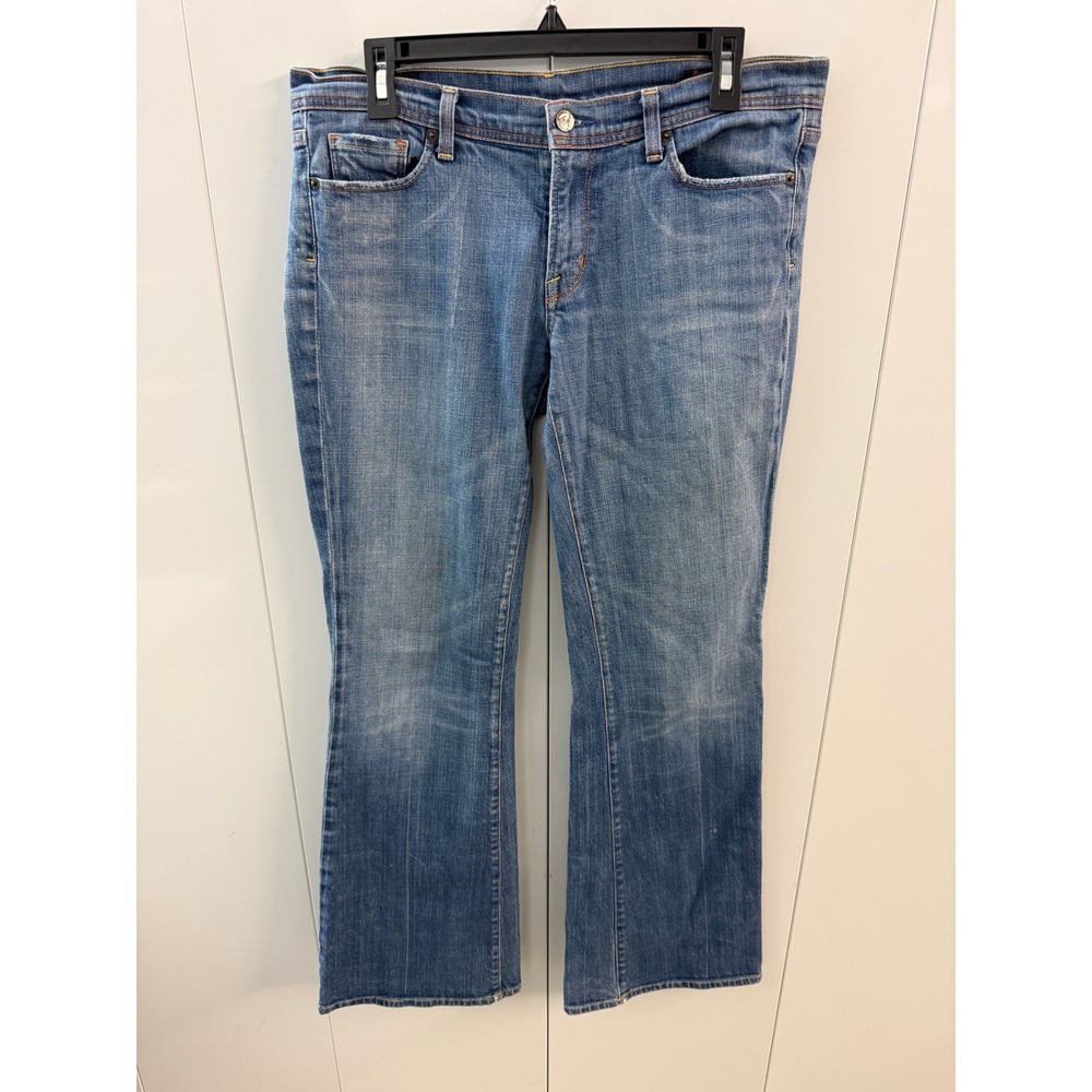 Citizens of Humanity Ingrid 002 Low Waist Flair Womens Jeans Stretch Denim Sz 32